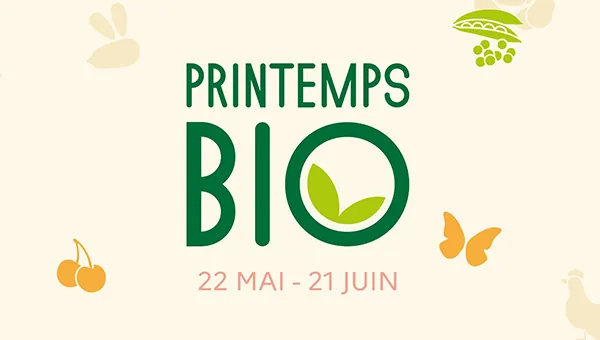 visuel de la campagne nationale Printemps bio 2024